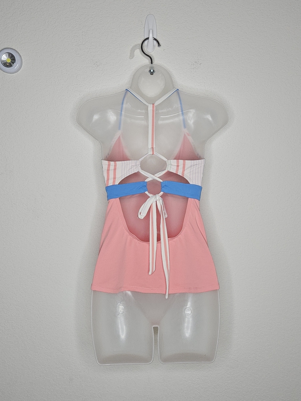 Carve Designs Tankini Swim Top Colorblock Halter Size Small Flowy - Picture 4 of 6